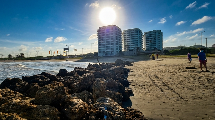 Terrazas de San Sebastián beachfront view, Marbella Cartagena